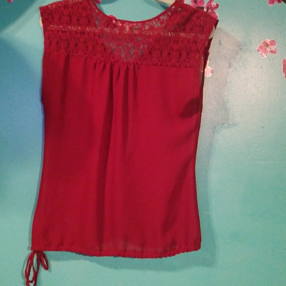 Burgundy blouse - Picture 2 of 2